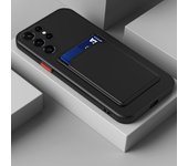 for Samsung Galaxy A35/A55/A71/A70/S25/S24/S23 Shockproof Soft Silicone Card Solt Design Cover for iPhone Minimalist Style With Lens ProtectionCase