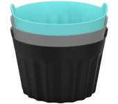3/6/9Pcs Accessories Air Fryer Egg Poacher Moulds Meal Preparation Air Fryer Eggs Ramekins Silicone Tool Air Fryer Egg Moulds
