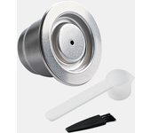 For Nespresso coffee pods compatible with stainless steel reusable coffee pots