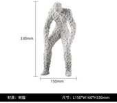 Mosaic Figure Home Decor Statue Table Accessories Gothic ArtStyle Bedroom Luxury Aesthetic Resin Sculpture Decorative Ornaments