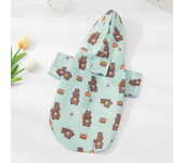 Pet Dog Raincoat Summer Fashion Short Sleeve Dog Waterproof Clothes Puppy Coat Dog Raincoat Outdoor Coat Bichon Schnauzer Welsh