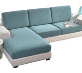 100% cubierta de cojín de sofá impermeable, cubierta protectora de sofá Jacquard grueso, cubierta de respaldo de sofá de peluche