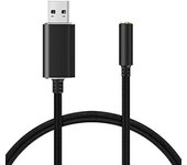 USB to 3.5mm Jack Audio Adapter with 3.5mm Headphone and Microphone Jack for , for , for , for PC/Laptops