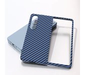 Plastic For Samsung Galaxy Z Fold 3 5G Case Carbon Fiber Hard Protection Cover