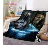 3D The Last of Us Horror Game TV Joel Pedro Soft Blankets,Keep Warm Throw Blanket Comfortable Blanket for Beds Sofa Home Bedroom
