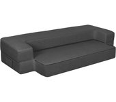 Plegable, Sofa Cama Plegable con Espuma de Memoria & Almohada, Colchón de Suelo para Yoga,