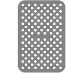 Revisión de silicona para freidora de Aire, accesorios rectangulares de Cocina Para Ninja DZ201, alblilla reutilizable para Ninja Foodi DZ201