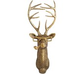 Animal Heads Wall Decor, Faux Deer Head Mount, Animal Sculptures Wall Decor, Resin Animal Head Wall Hanging Decoration for Living Room Bedroom Kitchen Gift