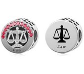 925 Sterling Silver Color Stone Profession Architecture Nutrition psychology Dentistry law Medicine Physiotherapy Veterinary Science pharmacy Charms Beads Fit Original Pan Charms Bracelet for Women Major Graduation Jewelry
