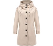 Women's cold proof hooded jacket,  casual long coat, new windbreaker