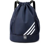 Bolsa de deporte con cremallera para deporte y viajes, ajustable.