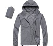 Chaqueta impermeable capucha hombre, cortavientos con protección solar, ligero, para ciclismo, Verano
