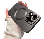 New 2024 Wireless Charge Matte Cases For iPhone 16 15 13 12 14 11 Pro Max Plus For Magsafe Magnetic Camera Protector Accessories