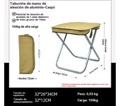 Silla plegable ligera multifunción familiares party camping al aire libre viajar pesca Portátil