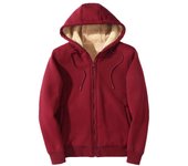 Abrigos de lana de cordero para invierno, chaquetas gruesas y cálidas, sudaderas con capucha de manga larga con cremallera, abrigo negro de lana deportivo informal con capucha, chaqueta para hombre y mujer