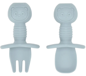 4 unids/set plato de comedor de silicona seguro para bebé, platos sólidos de dibujos animados para niños, juego de vajilla para bebé con cara sonriente, plato Retro para niños