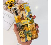 For Samung Galaxy M13 SM-M135F Case Bumper Soft Clear TPU Silicone Back Shell Cover For Samsung M13 M33 M53 5G Flower Ins Capas