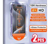 2PCS 8K Dust free Installation Privacy Tempered Glass For iPhone 15 14 13 12 11 Pro Max 14 Plus Xr Xs Max X Screen Protector