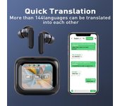 Thinkplus AI Translation  Headset Real-time synchronous translation Multifunctional Touch Screen Wireless Bluetooth Earphones ANC Reduction Headphones