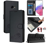 Para Samsung Galaxy J4 J6 Xcover 4 4S 5 6 Pro Plus 2018 Caso De Ranura De Tarjeta Anti - Caída De Solapa De Color Sólido