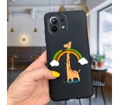 For Xiaomi Mi 11 Lite Case Sunflower Silicone Soft Matte Back Protection Cover For Xiaomi Mi11 Lite 5G Phone Cases Bag 6.55 inch