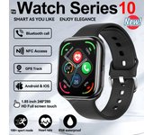 2025 New Watch 10 Smart Watch Men's Sports NFC Always Display Body Temperature Fitness Series For iOS Original 500+Customized Wallpaper, Fashion Gift Bluetooth Call Smart Watch