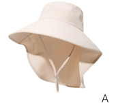 Gorra de Sol para Mujer en Verano Protección UV, Visera Ancha, Ideal para Viajes, Playa,