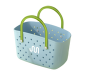 Fashion Hollow Bath Drain Basket Large Capacity Creative Summer Beach Bag Wash Bag Waterproof Shower Storage Basket Gym