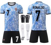 Children 2324 Real Madrid Home Jersey No. 9 Mbappe 5 Bellingham 7 Vinicius Football Uniform Sports Men's Suit