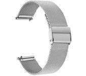 20mm Band for Samsung SM-R810 42mm Metal Watch Strap For Galaxy Active 1 2 40mm 44mm/Gear Sport Correa Black