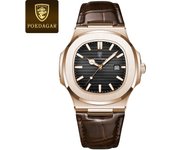 Reloj ultrafino de marca suiza para hombre nuevo reloj de cuarzo impermeable de moda