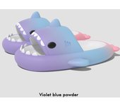 Explosión cambio gradual zapatillas de tiburón 4 cm fondo grueso paso en la mierda divertidas zapatillas geniales