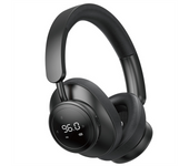 Wireless Headset Headphone with Mic Foldable over Ear Bluetooth 5.3 Earphone Support TF Card FM Radio Black