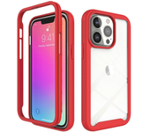 Carcasa de tres defensas del iPhone de Apple 11 12 13 14 pro Max mini 11 pro Max 12 pro Max 14 plus 14 pro plus funda de silicon