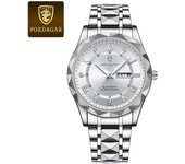 Premium luxury  Top Brand Man Wristwatch Waterproof Luminous Date Week Men Watches Stainless Steel Quartz Men's Watch Male reloj