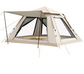 Tienda de campaña al aire libre a prueba de viento y lluvia con postes adecuados para acampar