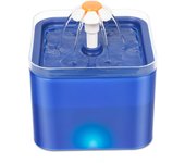 Bebedero para gatos con 3 modos de flujo de agua, sistema de filtro de 4 capas, fuente de agua, 2l