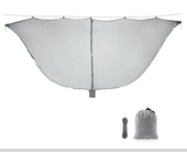 Mosquitera colgante separadora portátil de viaje ligera al aire libre, red para insectos para hamaca de Camping
