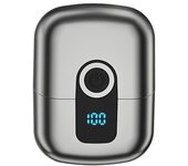 Nueva maquinilla de afeitar eléctrica magnética viaje compacto mini maquinilla de afeitar eléctrica lavable casa de doble cabezal de afeitar barba