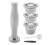 Coffee Capsule, Refillable Capsules Reusable Pod Espresso Coffee Pod Stainless Steel Compatible