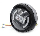 Lámpara LED con conector rápido, iluminación práctica para Faro de Bicicleta Eléctrica, piezas de triciclo Eléctrico, accesorios de reequipamiento, 3 cables