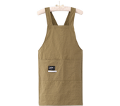 Work Clothes With Pockets Cross Strap Kitchen Apron Waterproof Soft Cooking Apron Oil-proof Chef Work Uniform Kitchen