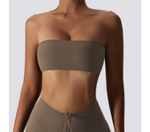 Ctenkevet-Sujetador sin tirantes para mujer, sujetador de Yoga, ropa interior deportiva para gimnasio, Top de tubo para mujer, Sujetador deportivo, Top corto de Fitness para mujer