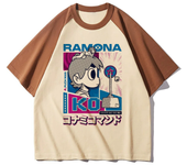 Scott Pilgrim Tee women Japanese Y2K t shirt female comic clothes