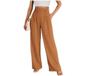 Wide Leg Woman Trousers With Pockets Comfortable Stretch Autumn Suit Pants for Women Classic Trends 2025 Vintage Harajuku Slacks
