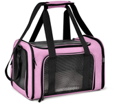 Bolsa de transporte para perros, mochila lateral suave para transportar mascotas, bolsas de viaje para perros pequeños y gatos