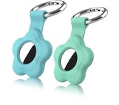 UMUST Silicone Apple Case with Keychain,Airtag Holder for AirTags Tracker, AirTag Cover Anti-Loss Tracker Accessories