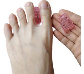 2Pairs Gel Feet Care Toe Separator Hallux Valgus Bunion Corrector Hammer Toe Straightener Foot Pain Relief Orthopedic Pedicure