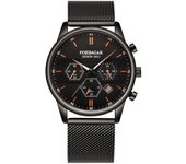 Reloj de hombre de marca suiza reloj de cuarzo luminoso impermeable multifuncional