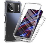 Funda Gradiente de Transparencia para Xiaomi Redmi Note 12 Pro 5G Protector de Película PET incorporado